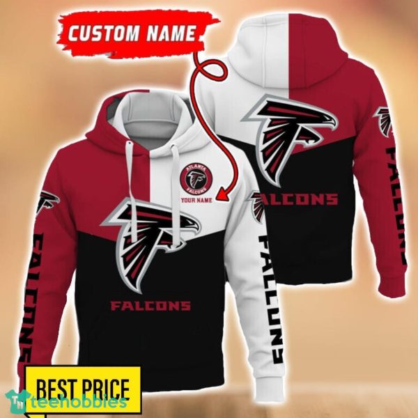 Atlanta Falcons NFL Personalized Name Sport Fans 3D Hoodie Unisex For men And Women Product Photo 1