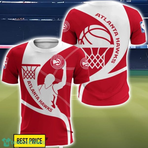 Atlanta Hawks 3D Printing T-Shirt Hoodie Sweatshirt For Fans Product Photo 5