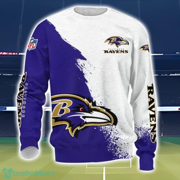 Baltimore Ravens 3D All Over Printed T-shirt Hoodie Sweatshirt Product Photo 3