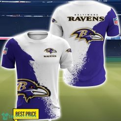 Baltimore Ravens 3D All Over Printed T-shirt Hoodie Sweatshirt Product Photo 5