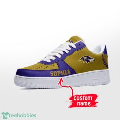 Baltimore Ravens Air Force 1 Sneakers Baltimore Ravens Shoes Product Photo 2