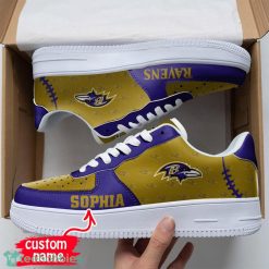 Baltimore Ravens Air Force 1 Sneakers Baltimore Ravens Shoes Product Photo 1