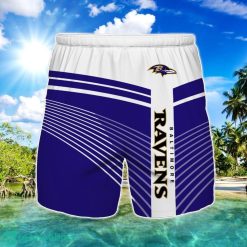 Baltimore Ravens Beach Short For Fans Summer Gift Product Photo 1