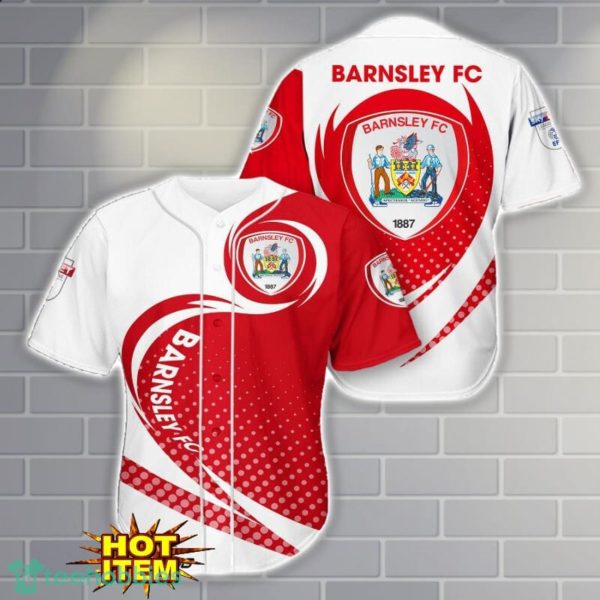 Barnsley F.C 3D Baseball Jersey Shirt Team Gift Summer Gift Product Photo 1