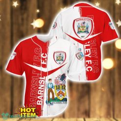 Barnsley F.C Baseball Jersey Shirt 3D Printing Product Photo 1