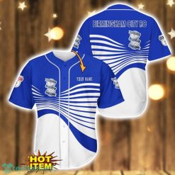 Birmingham City F.C 3D Printing Baseball Jersey Shirt Custom Name For Fans Product Photo 1