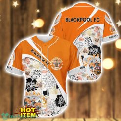 Blackpool F.C 3D Printing Baseball Jersey Shirt Product Photo 1