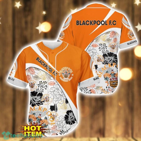 Blackpool F.C 3D Printing Baseball Jersey Shirt Product Photo 1