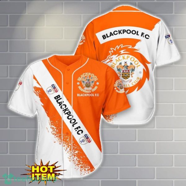 Blackpool F.C Baseball Jersey Shirt Sport Gift For Fans Product Photo 1