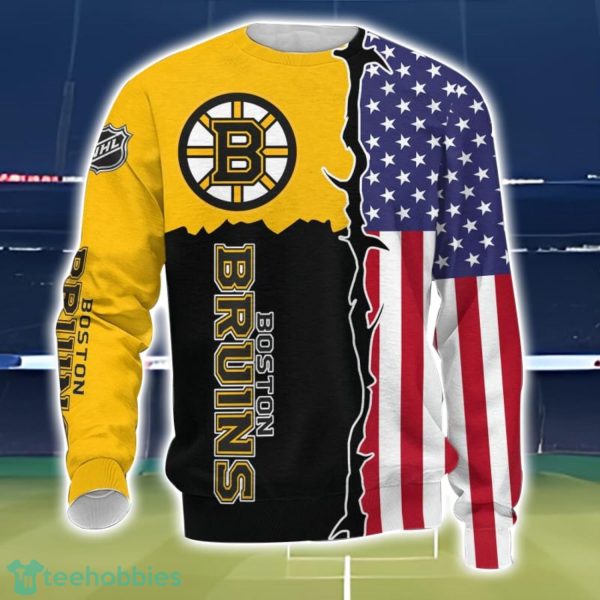 Boston Bruins 3D All Over Printed T-shirt Hoodie Sweatshirt Product Photo 3