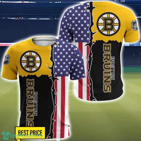 Boston Bruins 3D All Over Printed T-shirt Hoodie Sweatshirt Product Photo 5