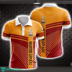 Bradford City Striped Style 3D Polo Shirt Shirt For Sport Golf Lover Product Photo 1