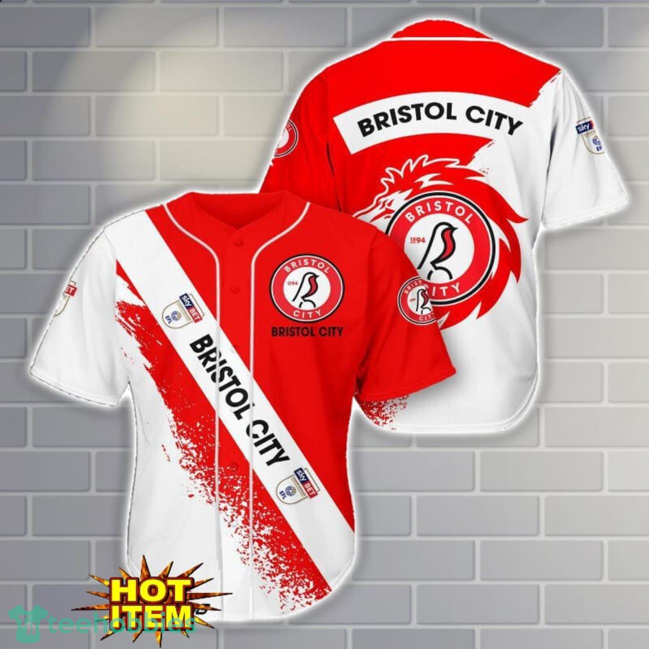Bristol City Baseball Jersey Shirt Sport Gift For Fans Product Photo 1