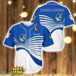 Bristol Rovers 3D Printing Baseball Jersey Shirt Custom Name For Fans Product Photo 1
