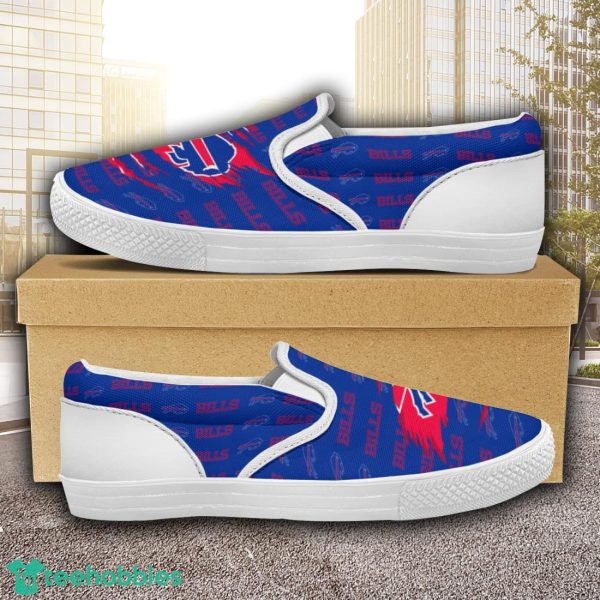 Buffalo Bills Logo Team Slip On Shoes Trending Goft For Fans Product Photo 2