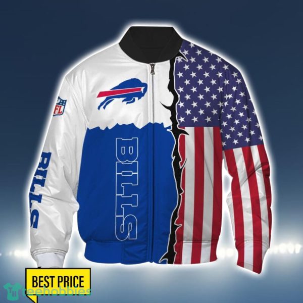 Buffalo Bills US Flag 3D All Over Printed T-shirt Hoodie Sweatshirt Product Photo 4