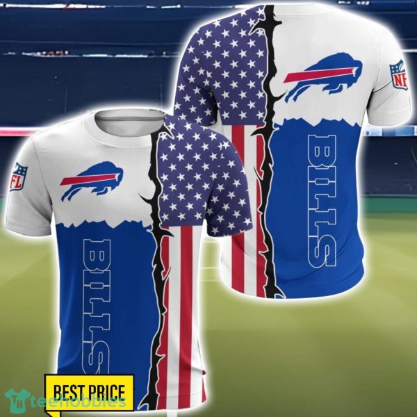 Buffalo Bills US Flag 3D All Over Printed T-shirt Hoodie Sweatshirt Product Photo 5