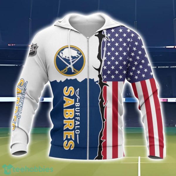 Buffalo Sabres US Flag 3D All Over Printed T-shirt Hoodie Sweatshirt Product Photo 2