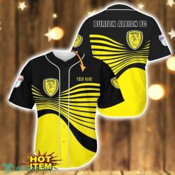 Burton Albion F.C 3D Printing Baseball Jersey Shirt Custom Name For Fans Product Photo 1