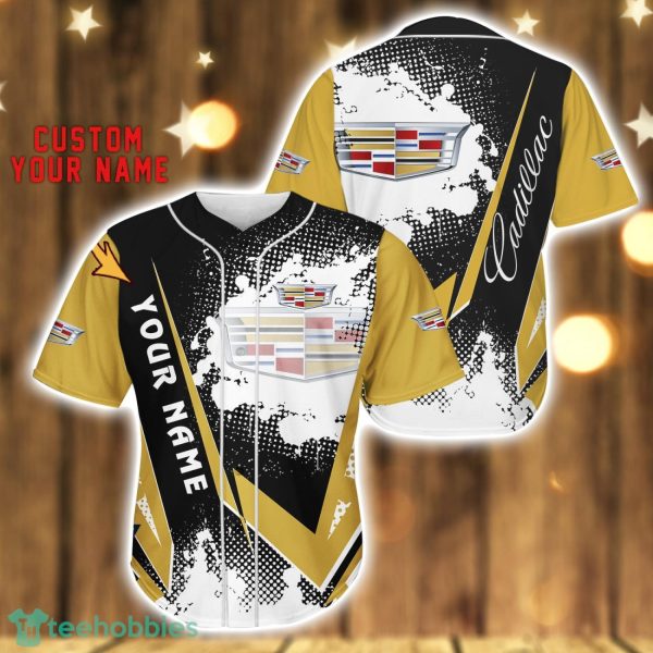 Cadilac Baseball Jersey Shirt 3D Printing Gift For Car Lover Custom Name Gift Product Photo 1