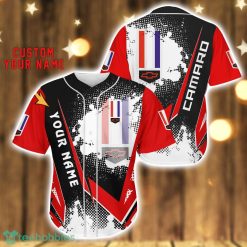 Chevrolet Camaro Baseball Jersey Shirt 3D Printing Gift For Car Lover Custom Name Gift Product Photo 1