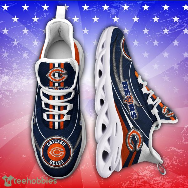 Chicago Bears NFL Running Sneakers Max Soul Shoes Sport Season Gift Product Photo 1
