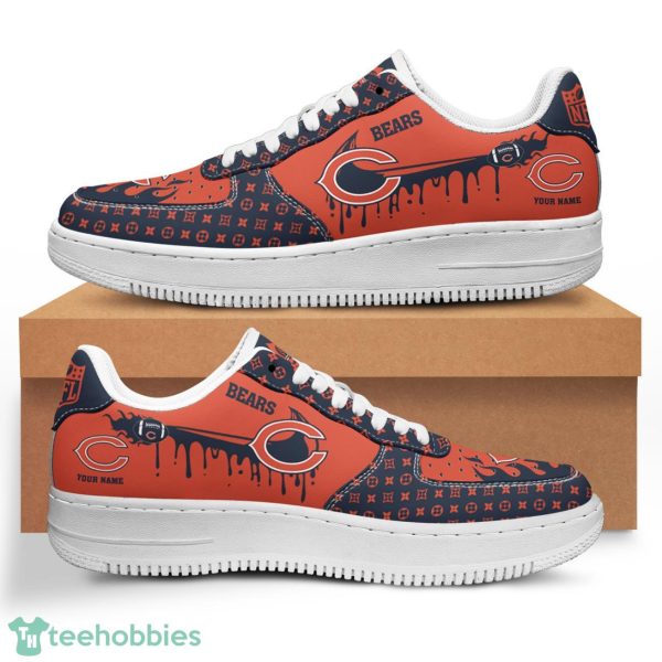Chicago Bears Sneakers Air Force Shoes Sport Fans Unique Gift Product Photo 1