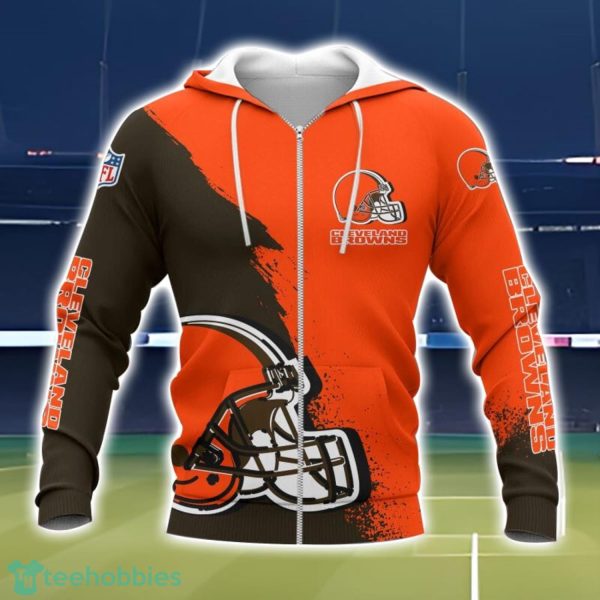 Cleveland Browns 3D All Over Printed T-shirt Hoodie Sweatshirt Product Photo 2