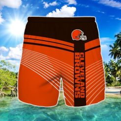 Cleveland Browns Beach Short For Fans Summer Gift Product Photo 1