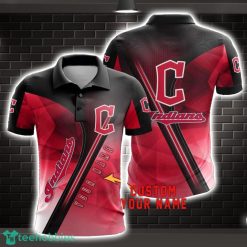Cleveland Indians Sport Polo Shirt For Men Custom Name Product Photo 1