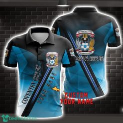 Coventry City F.C Sport Polo Shirt For Men Custom Name Product Photo 1