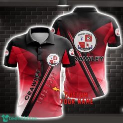 Crawley Town Sport Polo Shirt For Men Custom Name Product Photo 1