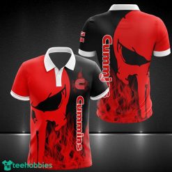 Cummins Polo Shirt Skull Smoke 3D All Over Printed Sport Team Ideas Gift Product Photo 1