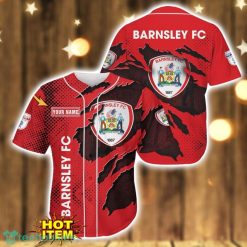 Custom Name Barnsley F.C 3D Printing Baseball Jersey Shirt Product Photo 1