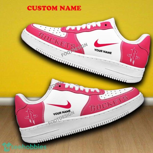 Custom Name Houston Rockets Air Force 1 Sneaker All Over Print Gift - Custom Name Houston Rockets Air Force 1 Sneaker All Over Print Gift
