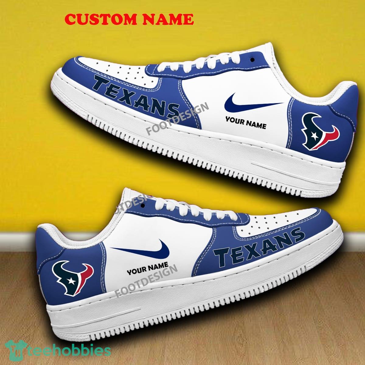 Custom Name Houston Texans Air Force 1 Sneaker All Over Print Gift - Custom Name Houston Texans Air Force 1 Sneaker All Over Print Gift