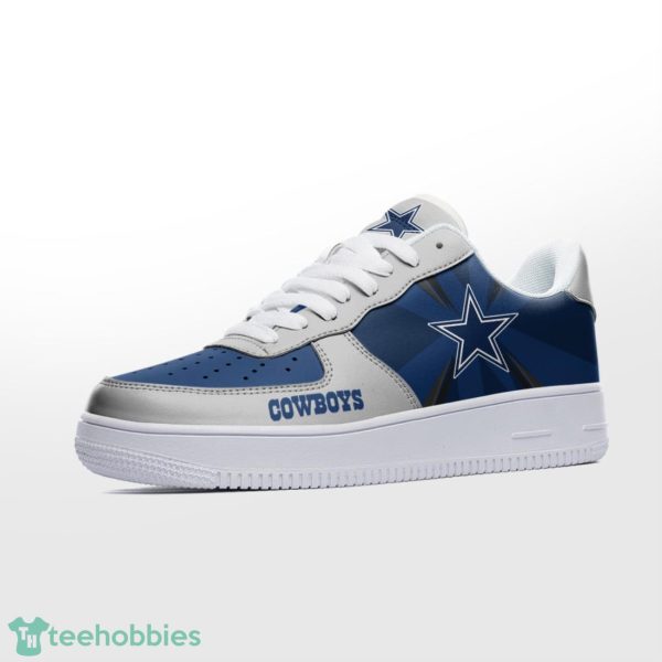 Dallas Cowboys Custom Air Force 1 Sneakers Custom Name Product Photo 2