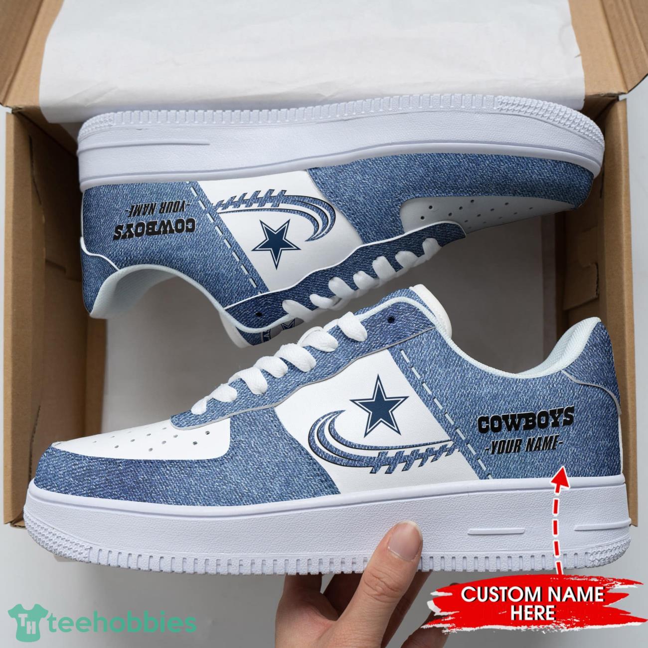 dallas-cowboys-personalized-name-sneakers-air-force-shoes-sport-fans-unique-gift-3.jpg Dallas Cowboys Personalized Name Sneakers Air Force Shoes Sport Fans Unique Gift Product Photo 4