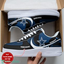 Dallas Cowboys Personalized Navy Blue Air Force 1 Shoes Sport Sneakers Men Women Shoes Product Photo 3