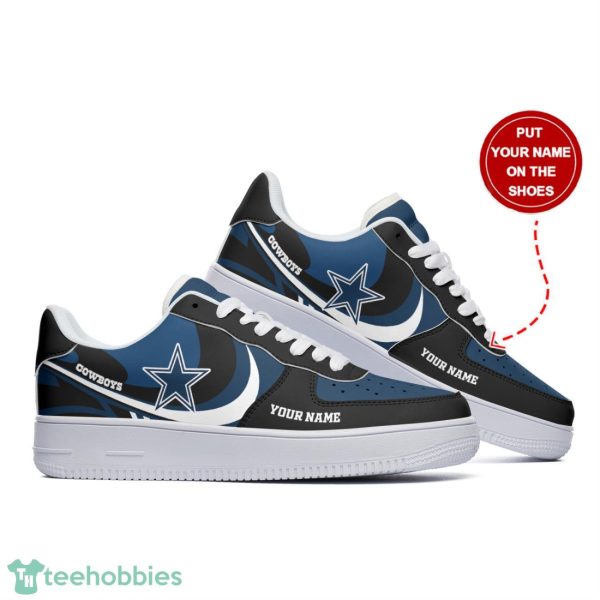 Dallas Cowboys Personalized Navy Blue Air Force 1 Shoes Sport Sneakers Men Women Shoes Product Photo 4