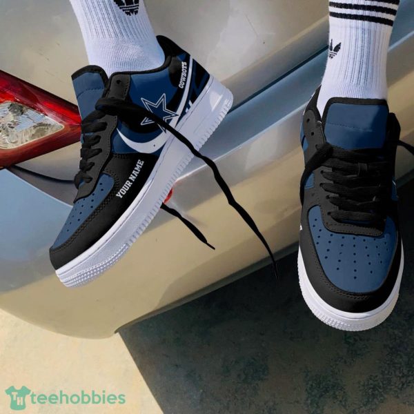 Dallas Cowboys Personalized Navy Blue Air Force 1 Shoes Sport Sneakers Men Women Shoes Product Photo 1
