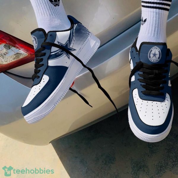 Dallas Cowboys White Blue Air Force 1 Shoes Sport Sneakers Men Women Shoes Product Photo 4