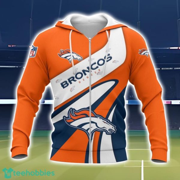 Denver Broncos 3D All Over Printed T-Shirt Sweatshirt Hoodie Product Photo 2