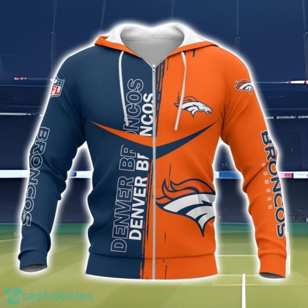 Denver Broncos 3D Printing T-Shirt Hoodie Sweatshirt For Fans Product Photo 2