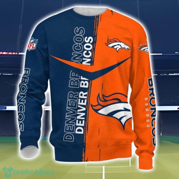 Denver Broncos 3D Printing T-Shirt Hoodie Sweatshirt For Fans Product Photo 3