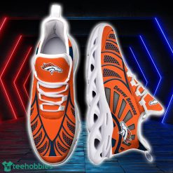 Denver Broncos NFLBlack And White Clunky Max Soul Shoes New Designs For Fans Product Photo 2