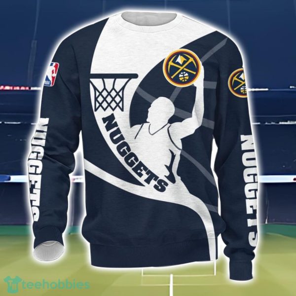 Denver Nuggets 3D Printing T-Shirt Hoodie Sweatshirt For Fans Product Photo 3