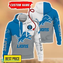Detroit Lions NFL Personalized Name Sport Fans 3D Hoodie Unisex For men And Women Product Photo 1