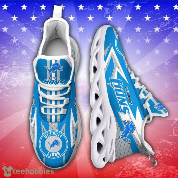 Detroit Lions NFL Running Sneakers Max Soul Shoes For Sport Team Product Photo 1