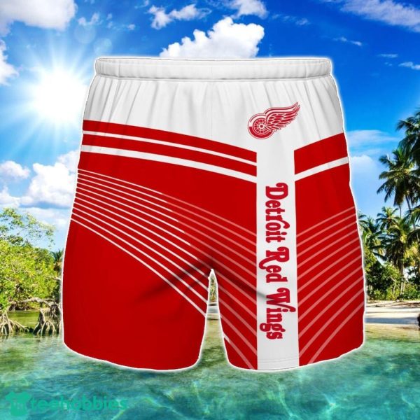 Detroit Red Wings Beach Short For Fans Summer Gift Product Photo 1